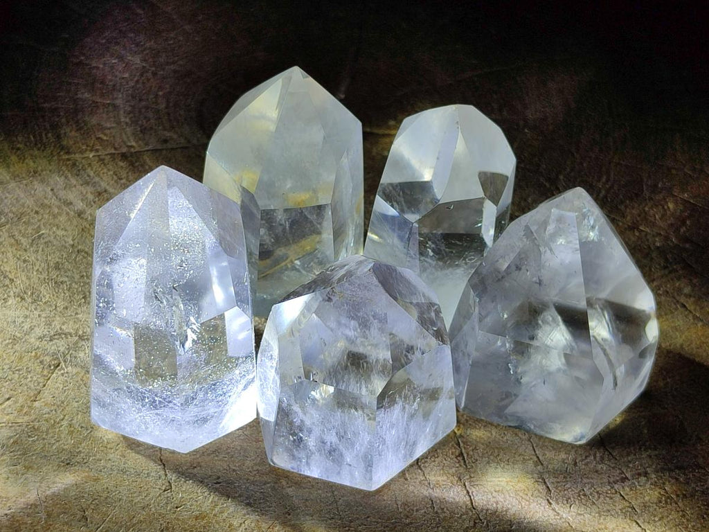Polished Clear Quartz Display Crystals x 24 From Madagascar - Toprock Gemstones and Minerals 