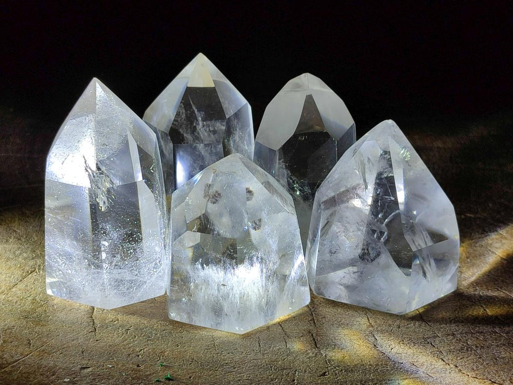Polished Clear Quartz Display Crystals x 24 From Madagascar - Toprock Gemstones and Minerals 
