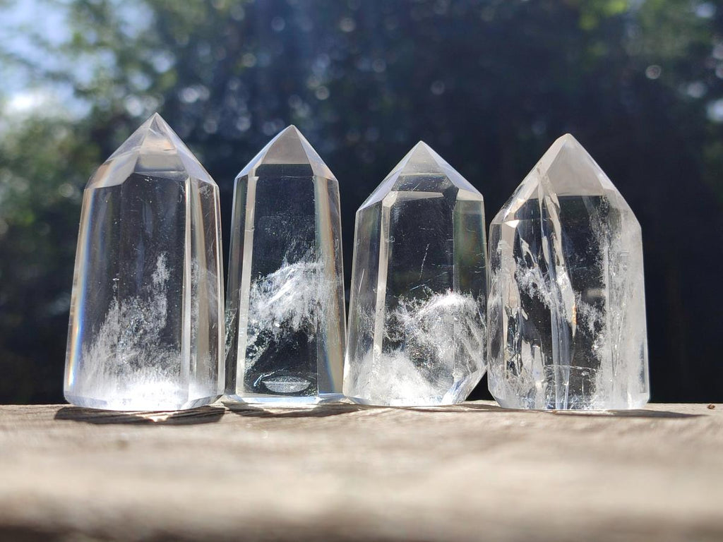 Polished Clear Quartz Display Crystals x 24 From Madagascar - Toprock Gemstones and Minerals 