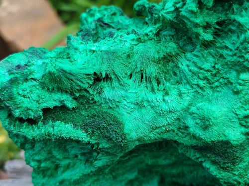 Natural XL Silky Malachite Specimen x 1 From Kasompe, Congo - Toprock Gemstones and Minerals 