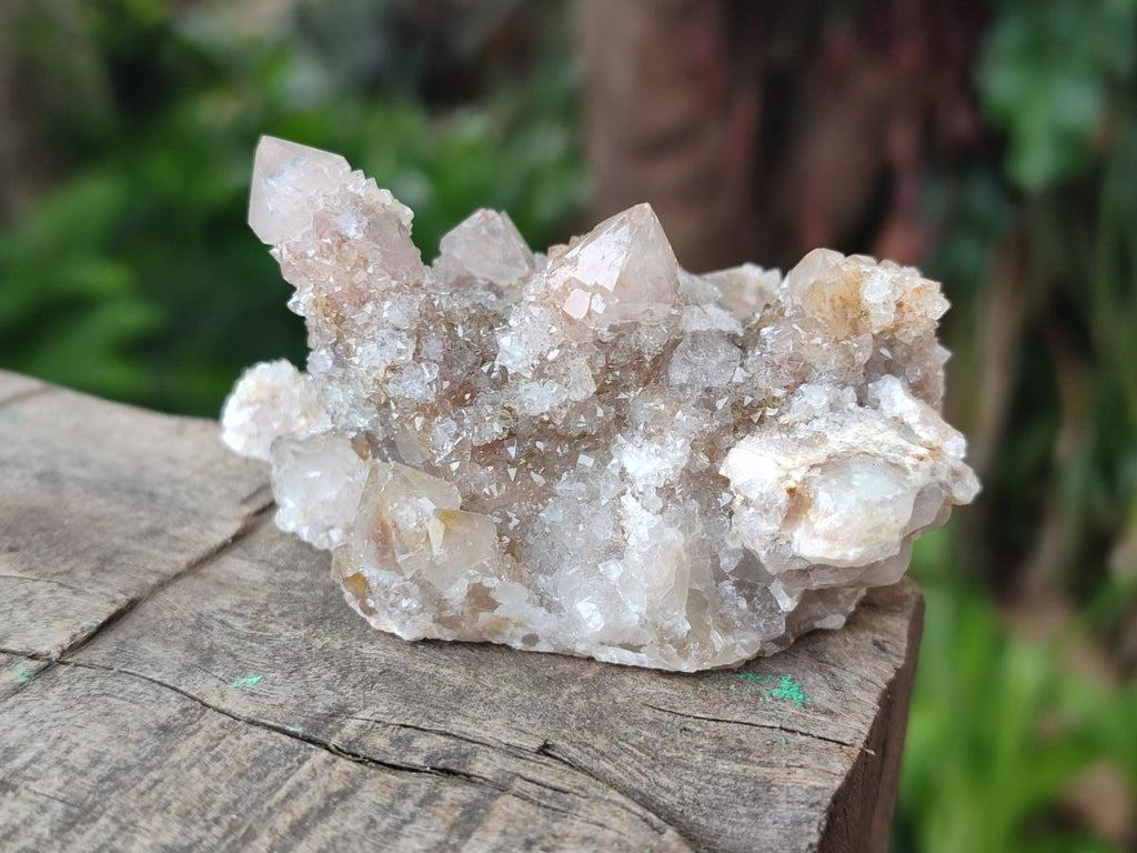 Natural Limonite Tinted Smokey Spirit Quartz Clusters x 12 From Boekenhouthoek, South Africa - Toprock Gemstones and Minerals 