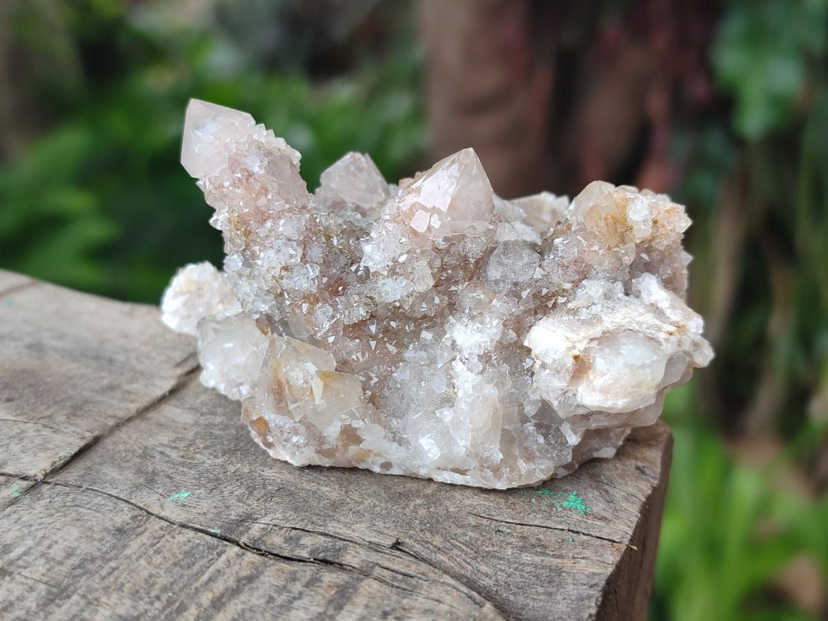 Natural Limonite Tinted Smokey Spirit Quartz Clusters x 12 From Boekenhouthoek, South Africa - Toprock Gemstones and Minerals 