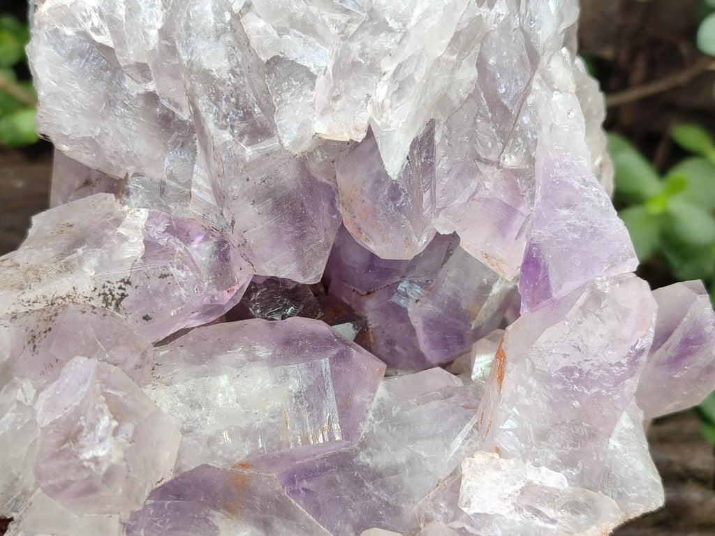 Natural Jacaranda Amethyst Crystal Clusters x 2 From Mumbwa, Zambia - Toprock Gemstones and Minerals 