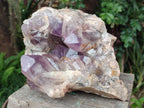 Natural Jacaranda Amethyst Crystal Clusters x 2 From Mumbwa, Zambia - Toprock Gemstones and Minerals 