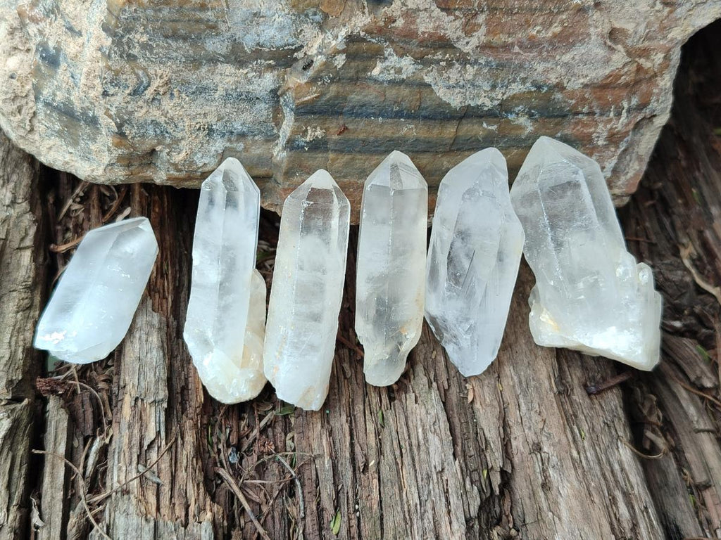 Natural Clear Cascading Quartz Crystal Points x 70 From Madagascar - Toprock Gemstones and Minerals 