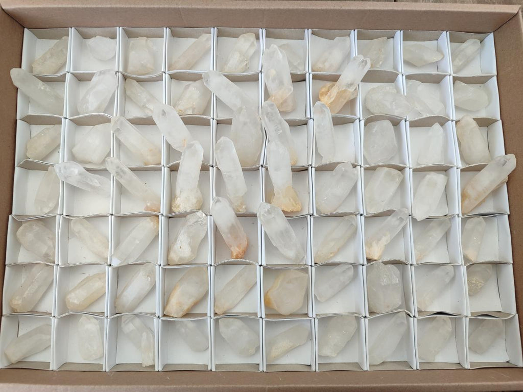 Natural Clear Cascading Quartz Crystal Points x 70 From Madagascar - Toprock Gemstones and Minerals 
