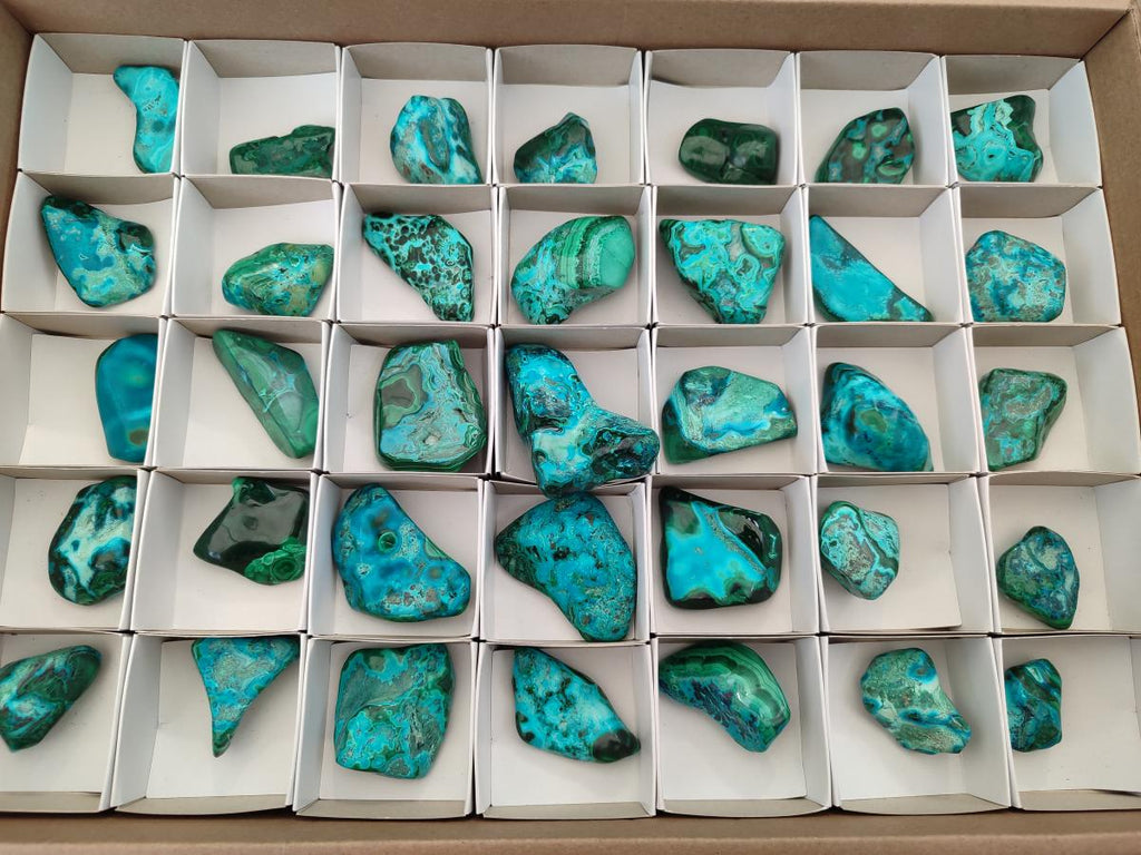 Polished Malacolla Free Forms x 35 From Kulukuluku, Congo - Toprock Gemstones and Minerals 