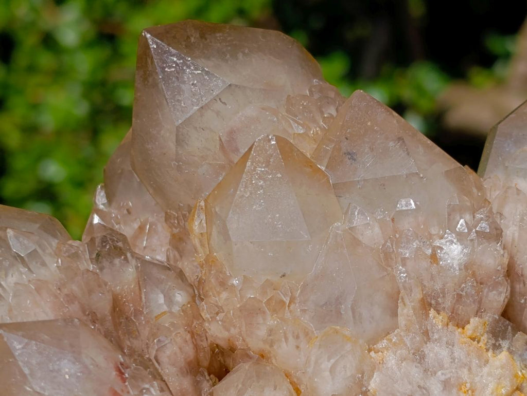 Natural Large Cascading White Phantom Smokey Luena Quartz Cluster x 1 From Luena, Congo - Toprock Gemstones and Minerals 