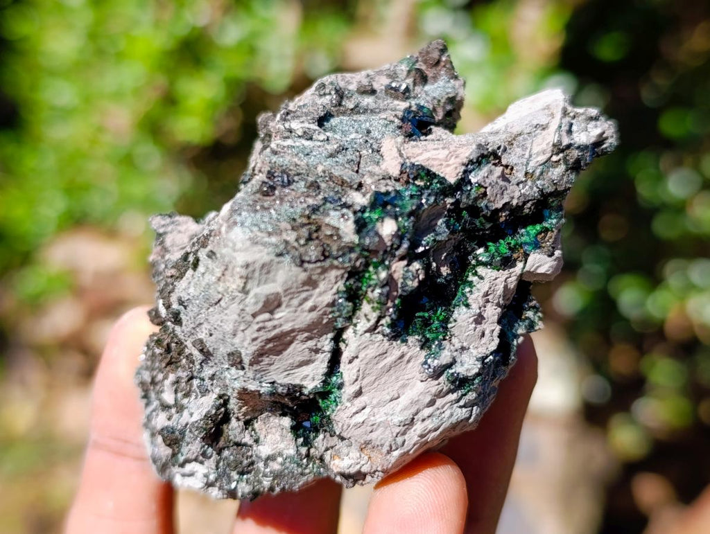 Natural Libethenite Crystals on Dolomite Matrix Specimens x 6 From Shituru, Congo - Toprock Gemstones and Minerals 