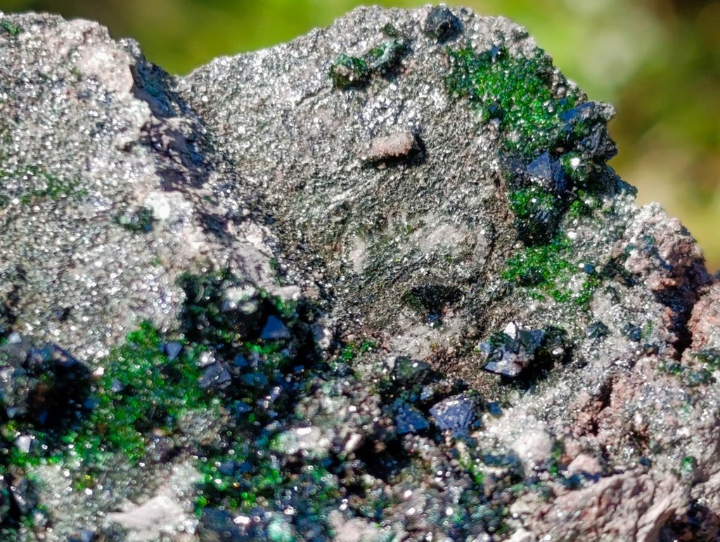 Natural Libethenite Crystals on Dolomite Matrix Specimens x 6 From Shituru, Congo - Toprock Gemstones and Minerals 