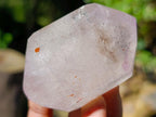 Polished Smokey Window Amethyst Crystals x 6 From Akansobe, Madagascar - Toprock Gemstones and Minerals 