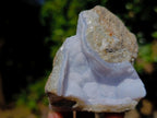 Natural Blue Lace Agate Geode Specimens x 12 From Nsanje, Malawi - Toprock Gemstones and Minerals 