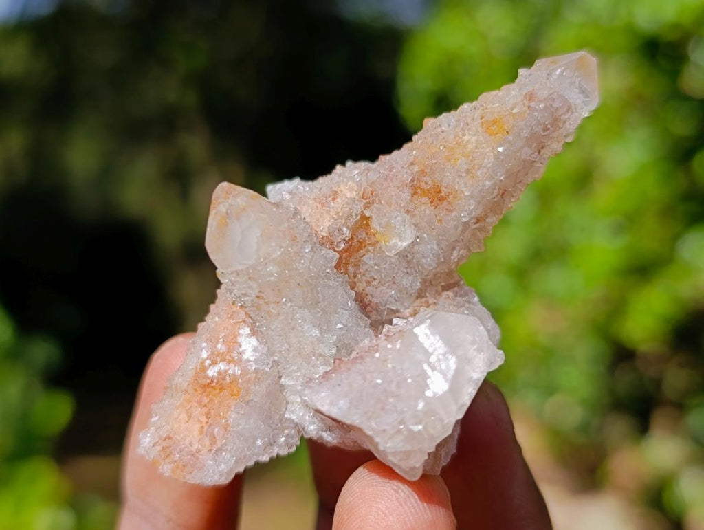 Natural Smokey Fairy Spirit Quartz Clusters with Hematoid Coating x 35 From Boekenhouthoek, South Africa - Toprock Gemstones and Minerals 