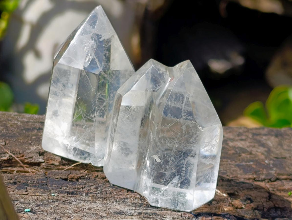 Polished Clear Quartz Display Crystals x 24 From Madagascar - Toprock Gemstones and Minerals 