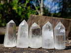 Polished Clear Quartz Display Crystals x 24 From Madagascar - Toprock Gemstones and Minerals 