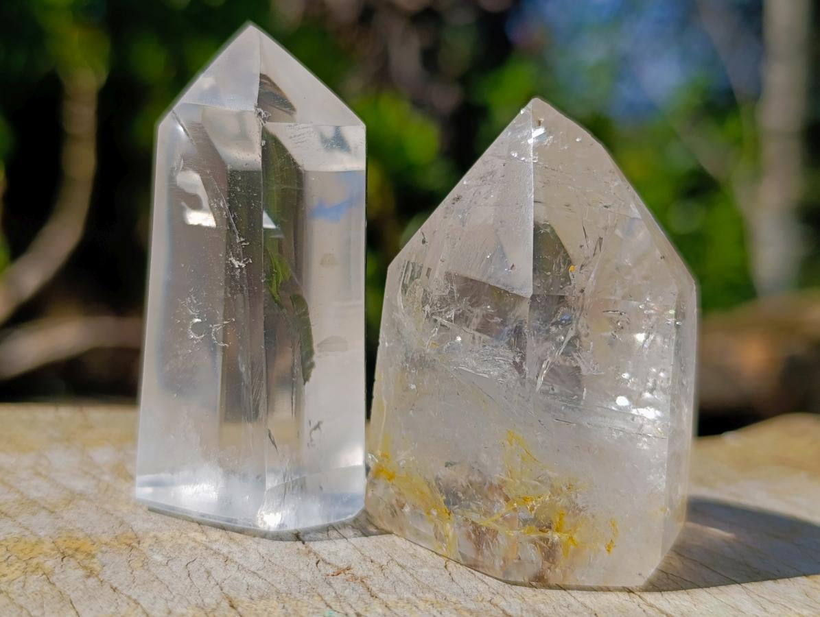 Polished Clear Quartz Display Crystals x 24 From Madagascar - Toprock Gemstones and Minerals 