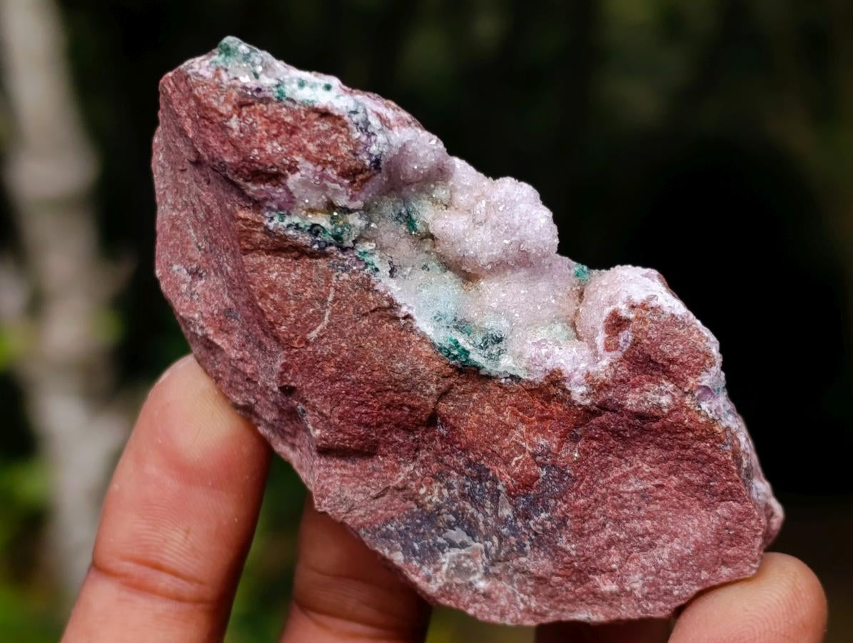 Natural Salrose Cobaltoan Dolomite Specimens with Associated Minerals x 4 From Kakanda, Congo - Toprock Gemstones and Minerals 