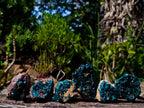 Natural Dioptase on Dolomite Specimens x 6 From Likasi, Congo - Toprock Gemstones and Minerals 