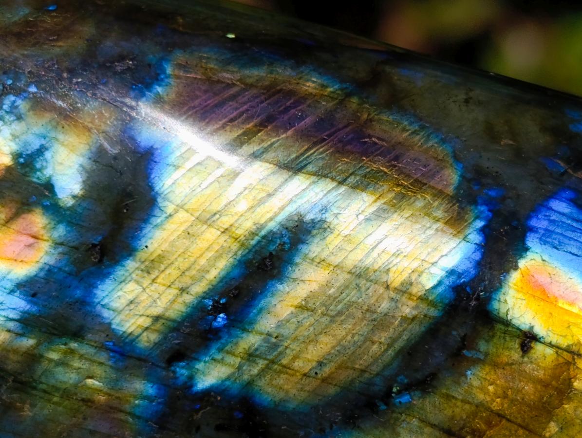 Polished Labradorite Standing Display Pieces x 3 From Madagascar - Toprock Gemstones and Minerals 