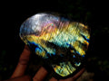 Polished Labradorite Standing Display Pieces x 3 From Madagascar - Toprock Gemstones and Minerals 