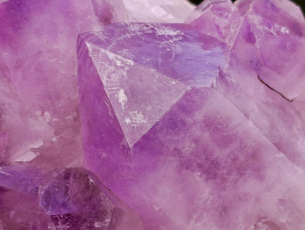 Natural Jacaranda Amethyst Clusters x 2 From Mumbwa, Zambia - Toprock Gemstones and Minerals 