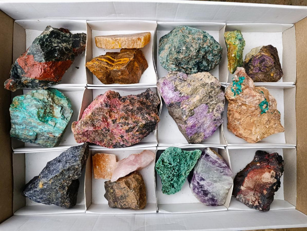 Natural Multi Mineral Specimens x 17 From Southern Africa - Toprock Gemstones and Minerals 