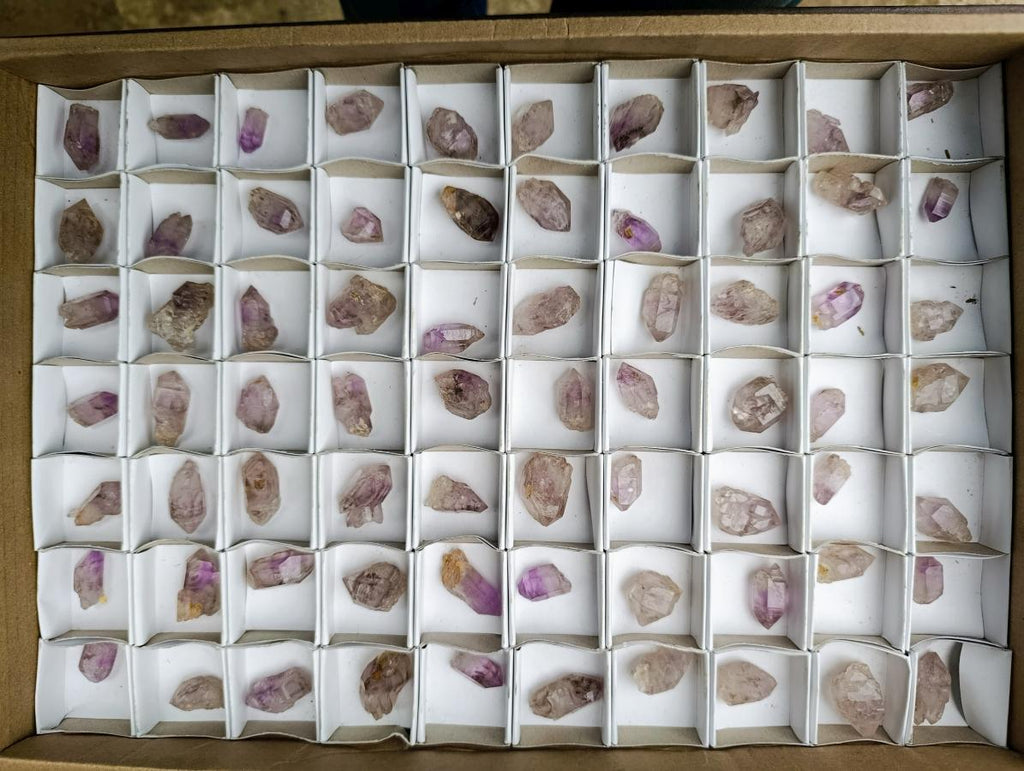 Natural Royal Zulu Window Amethyst Crystals x 70 from KwaZulu Natal, South Africa - Toprock Gemstones and Minerals 