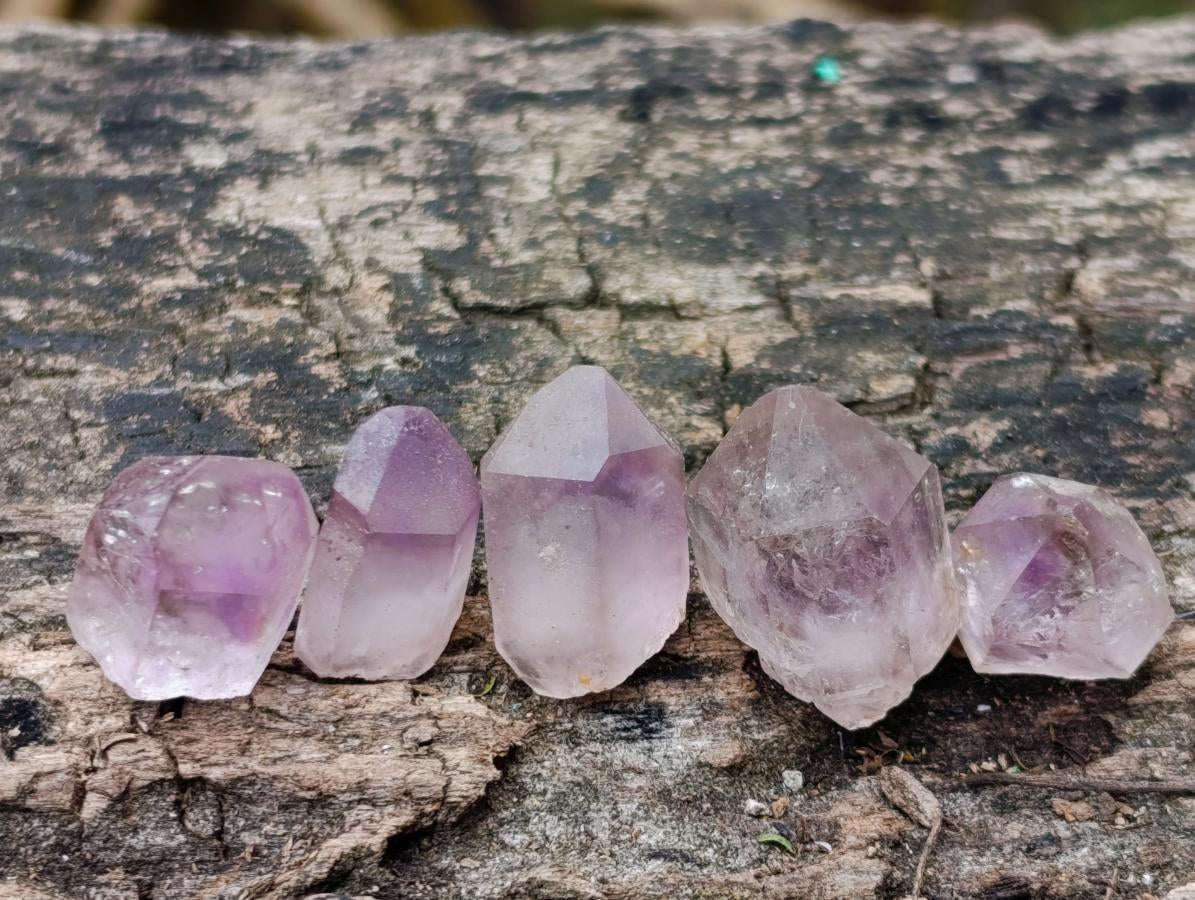 Natural Royal Zulu Window Amethyst Crystals x 70 from KwaZulu Natal, South Africa - Toprock Gemstones and Minerals 