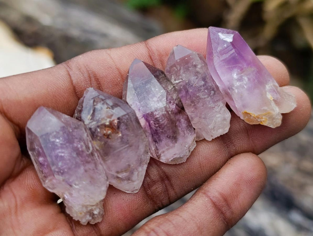 Natural Royal Zulu Window Amethyst Crystals x 70 from KwaZulu Natal, South Africa - Toprock Gemstones and Minerals 