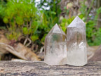 Polished Phantom Smokey Quartz Crystals x 6 From Madagascar - Toprock Gemstones and Minerals 
