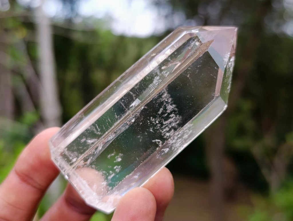 Polished Phantom Smokey Quartz Crystals x 6 From Madagascar - Toprock Gemstones and Minerals 