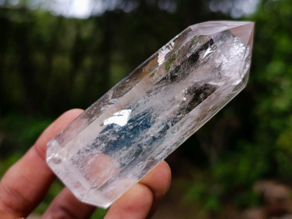 Polished Phantom Smokey Quartz Crystals x 6 From Madagascar - Toprock Gemstones and Minerals 