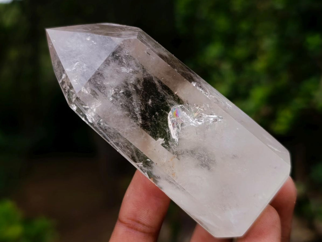 Polished Phantom Smokey Quartz Crystals x 6 From Madagascar - Toprock Gemstones and Minerals 