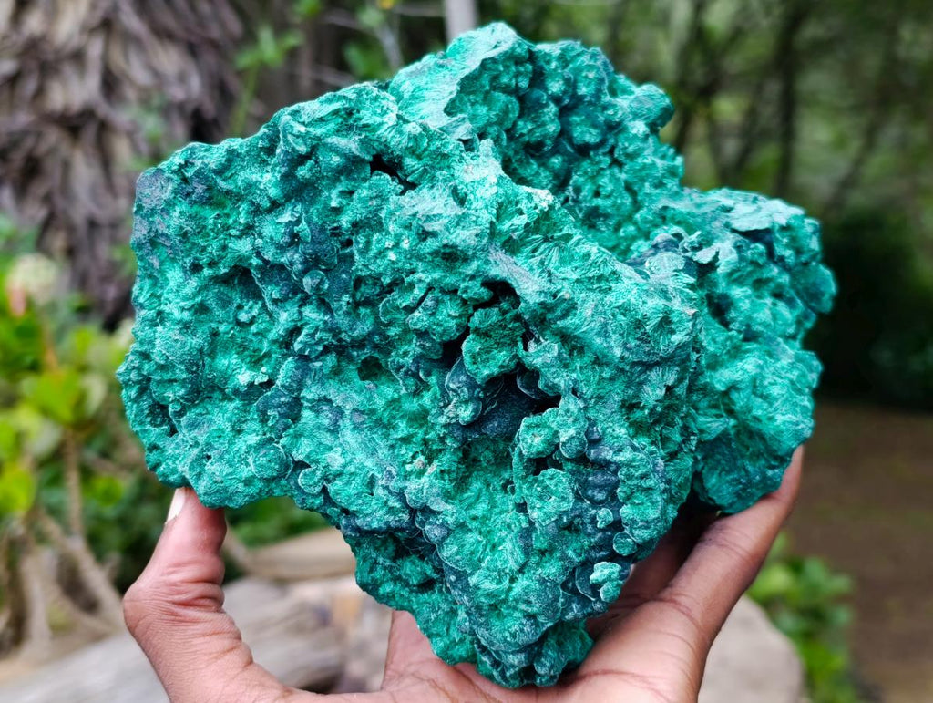 Natural Large Cabinet Silky Malachite Specimen x 1 From Kasompe, Congo - Toprock Gemstones and Minerals 