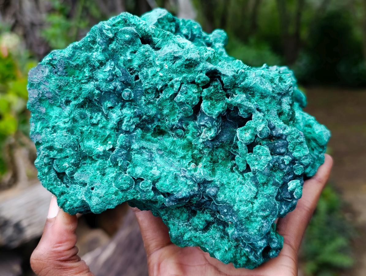 Natural Large Cabinet Silky Malachite Specimen x 1 From Kasompe, Congo - Toprock Gemstones and Minerals 