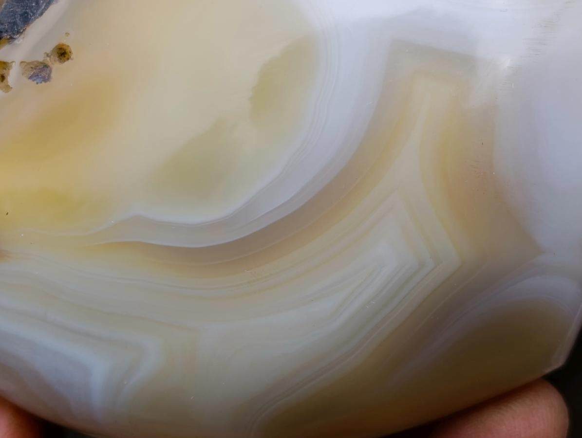 Polished Flower Agate Hearts x 6 From Antsahalova, Madagascar - Toprock Gemstones and Minerals 