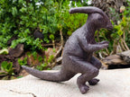 Hand Made Large Verdite Parasaurolophus Dinosaur Carving x 1 From Zimbabwe - Toprock Gemstones and Minerals 