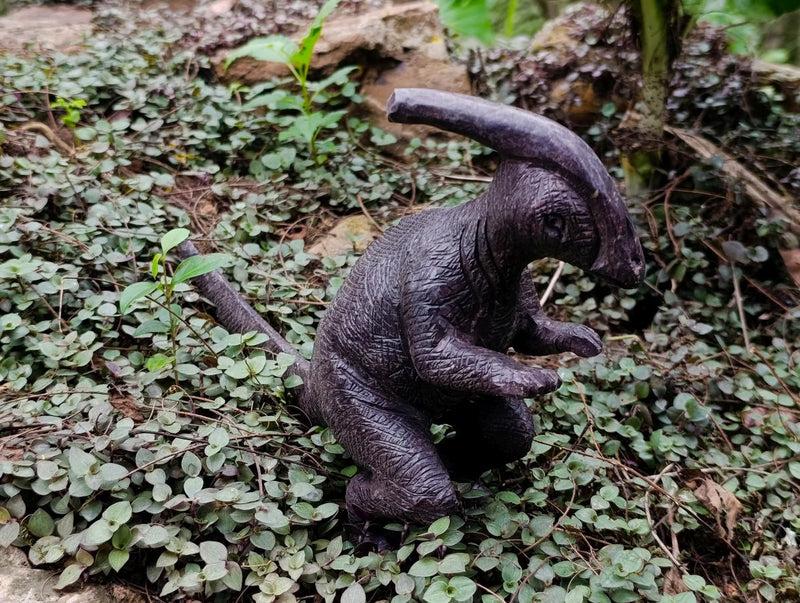 Hand Made Large Verdite Parasaurolophus Dinosaur Carving x 1 From Zimbabwe - Toprock Gemstones and Minerals 
