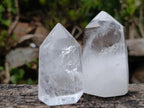Polished Clear Quartz Display Crystals x 6 From Madagascar - Toprock Gemstones and Minerals 