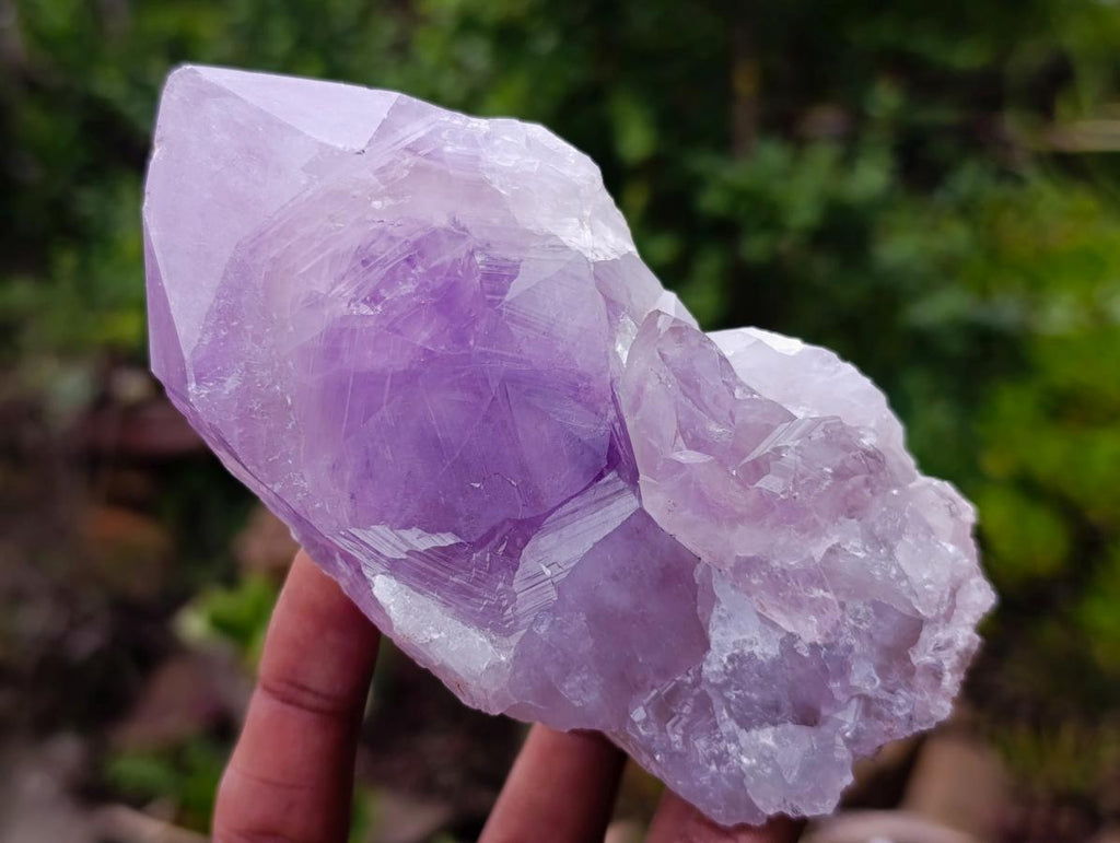 Natural Jacaranda Amethyst Crystals x 6 From Mumbwa, Zambia - Toprock Gemstones and Minerals 
