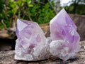 Natural Jacaranda Amethyst Crystals x 6 From Mumbwa, Zambia - Toprock Gemstones and Minerals 