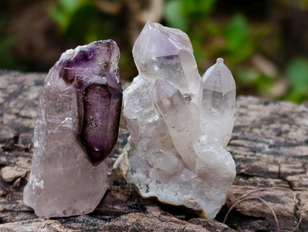 Natural Mixed Brandberg Quartz Crystals x 35 From Brandberg, Namibia - Toprock Gemstones and Minerals 