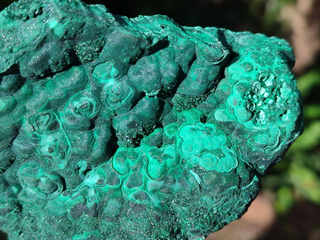Natural Botryoidal Malachite Specimens x 3 From Congo - Toprock Gemstones and Minerals 