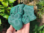 Natural Botryoidal Malachite Specimens x 3 From Congo - Toprock Gemstones and Minerals 
