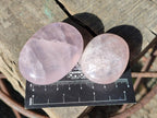 Polished Gemmy Rose Quartz Palm Stones x 20 From Madagascar - Toprock Gemstones and Minerals 