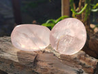 Polished Gemmy Rose Quartz Palm Stones x 20 From Madagascar - Toprock Gemstones and Minerals 