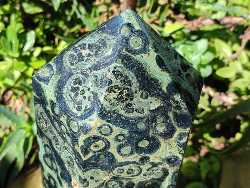 Polished XL Stromatolite Display Crystal Tower x 1 From Katsepy, Madagascar - Toprock Gemstones and Minerals 