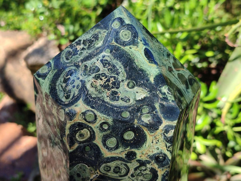Polished XL Stromatolite Display Crystal Tower x 1 From Katsepy, Madagascar - Toprock Gemstones and Minerals 