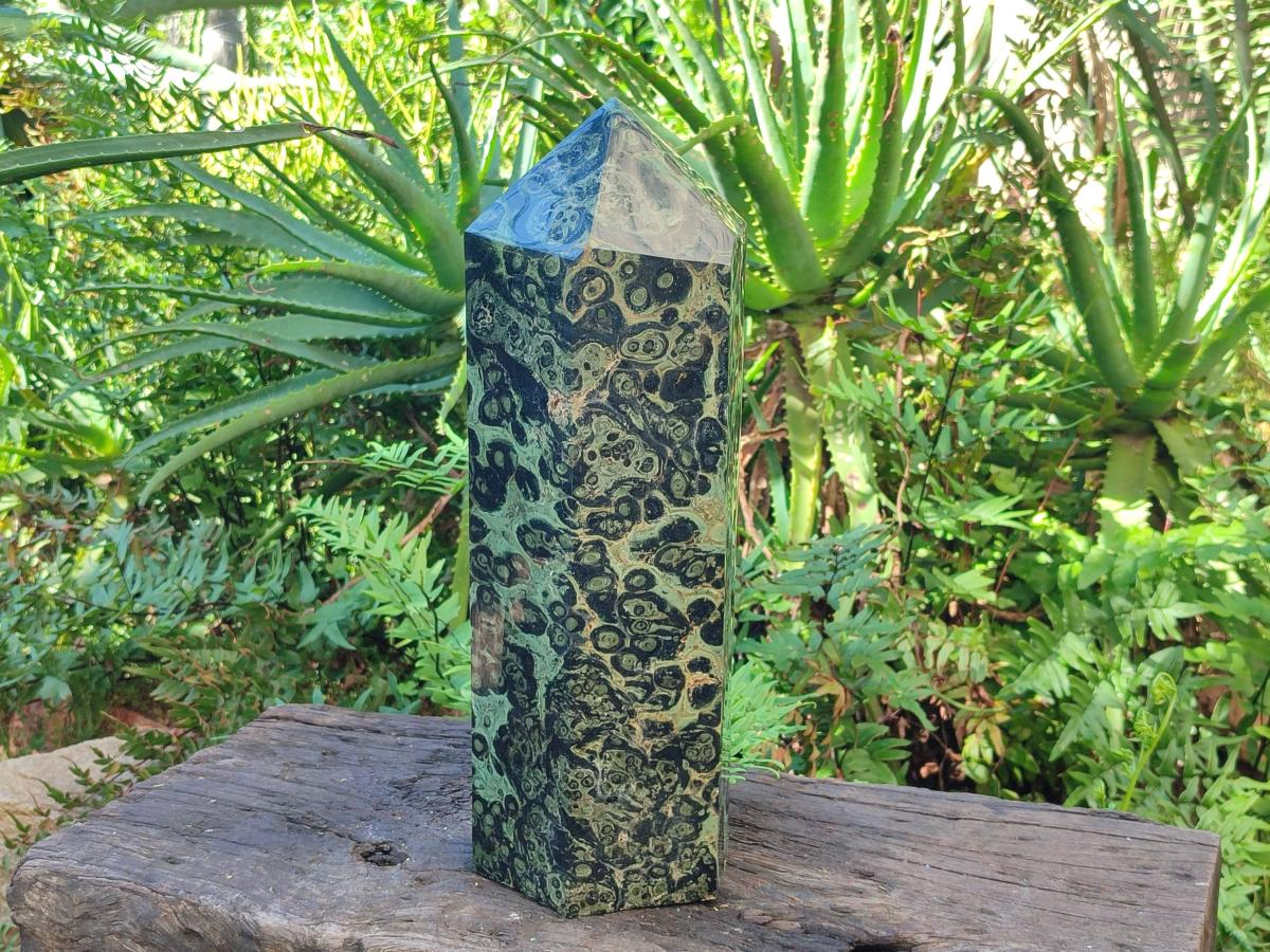Polished XL Stromatolite Display Crystal Tower x 1 From Katsepy, Madagascar - Toprock Gemstones and Minerals 