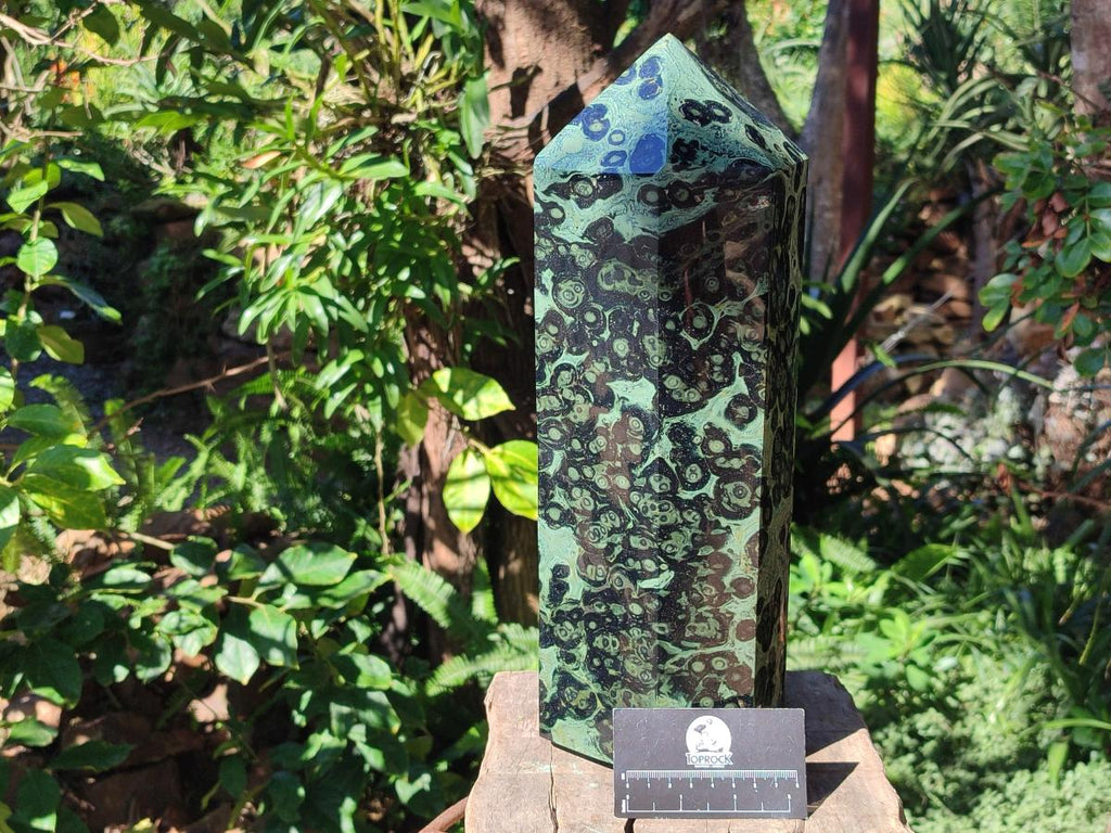 Polished XL Stromatolite Display Crystal Tower x 1 From Katsepy, Madagascar - Toprock Gemstones and Minerals 